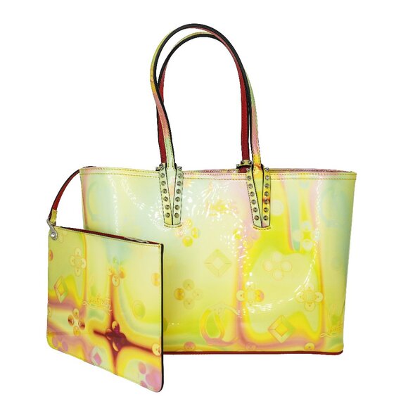 Christian Louboutin Cabata Small Patent Leather Tote - Picture 1 of 8